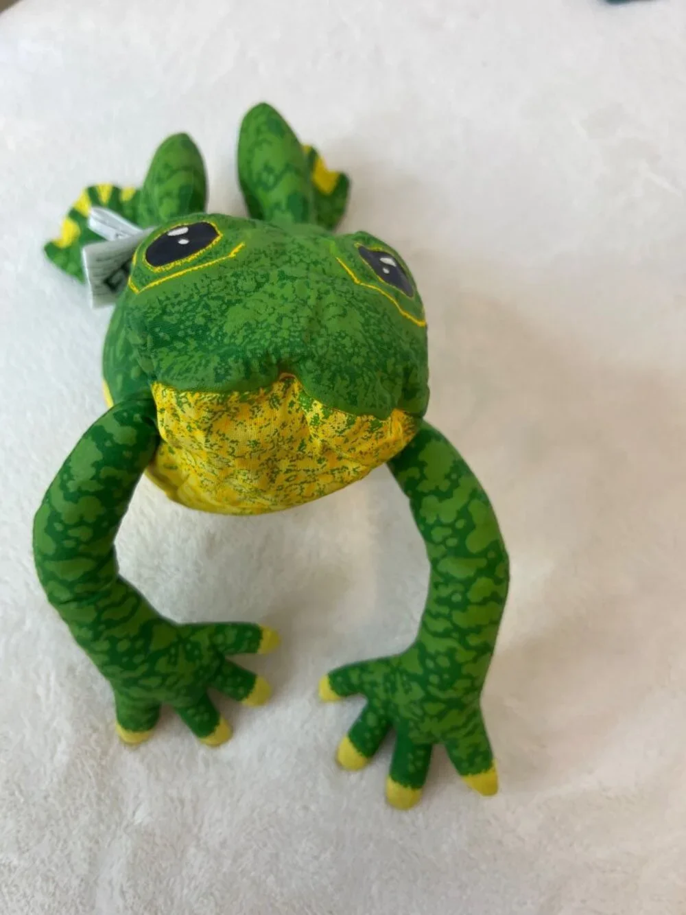 Frog Tadpole Crocodile Creek Anne Wilkinson Metamorphosis Plush 1996 Vintage 9”